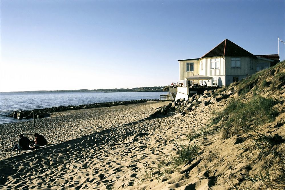 Klitterhus Havsbadshotell Ängelholm Buitenkant foto