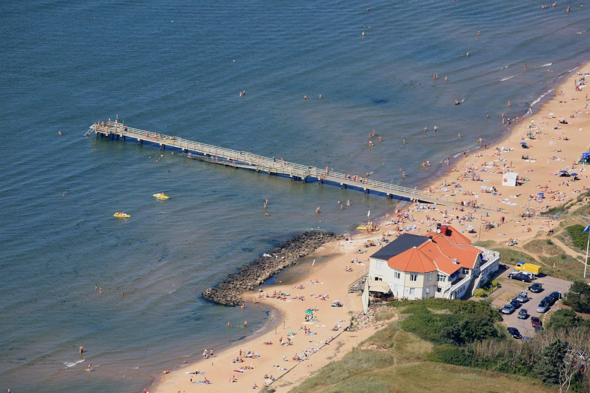 Klitterhus Havsbadshotell Ängelholm Buitenkant foto